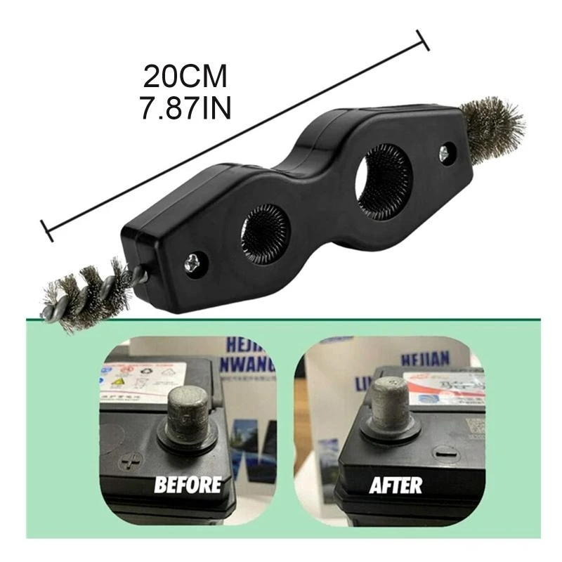 Metal Battery Terminal Clean Brush Cleaner Cleaning Tool 4 in 1 Car Marine Boat