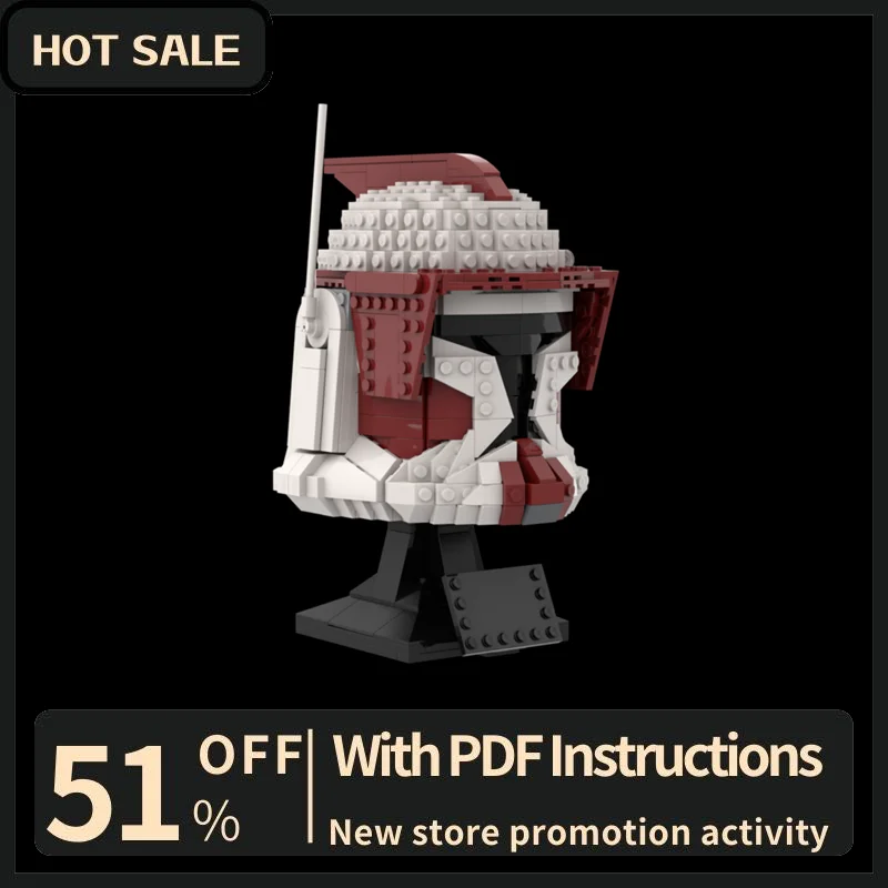 

Новый 760 шт. знаменитый звездный боевой фильм Moc Commander шлем Diy творческие идеи детские игрушки подарки на день рождения рождественские строительные блоки