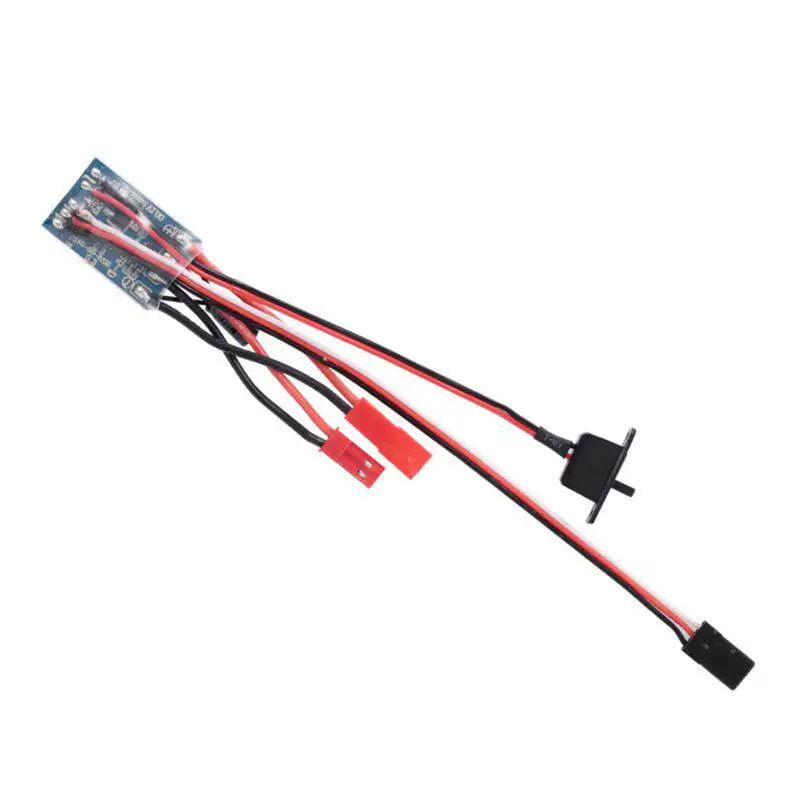 10A 30A Two-way brushed ESC with brakes/no brakes, switchable RC remote control model car Marine 8.4V