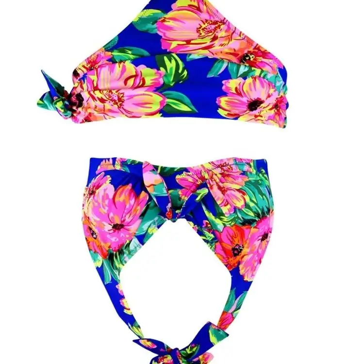 

ZRTAK High Waist Bathing Suit Print Swimwear Women Two Piece Suit Sexy Bikini Set Swimsuit Suits Brazilian Biquini Beachwear