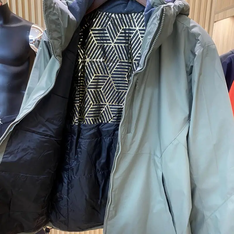 ملابس عمل شتوية جديدة للرجال في الهواء الطلق من القطن Jaet مقاومة للرياح ومقاومة للماء سلسلة جبلية قابلة للتناسب مع سحاب...