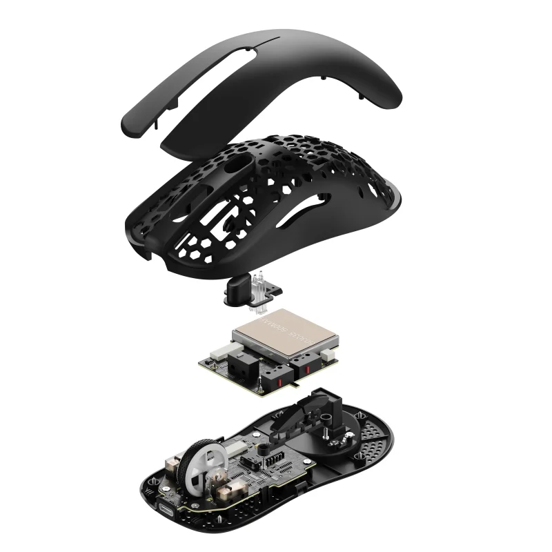 Imagem -06 - Mouse para Jogos sem Fio Akko ag One Ratos Ergonômicos de Teclado de Modos para pc Gamer de Escritório Paw3395 70g 4k 8k