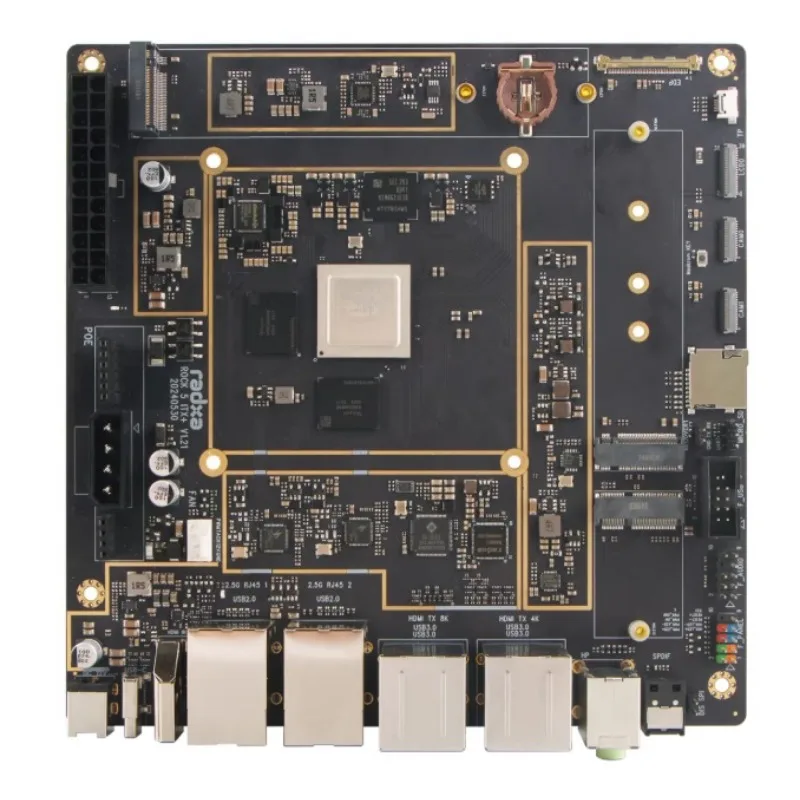 Radxa Rock 5 Itx+, Rk3588 8-core Cpu, Ini-itx Otherboard, Lpddr5