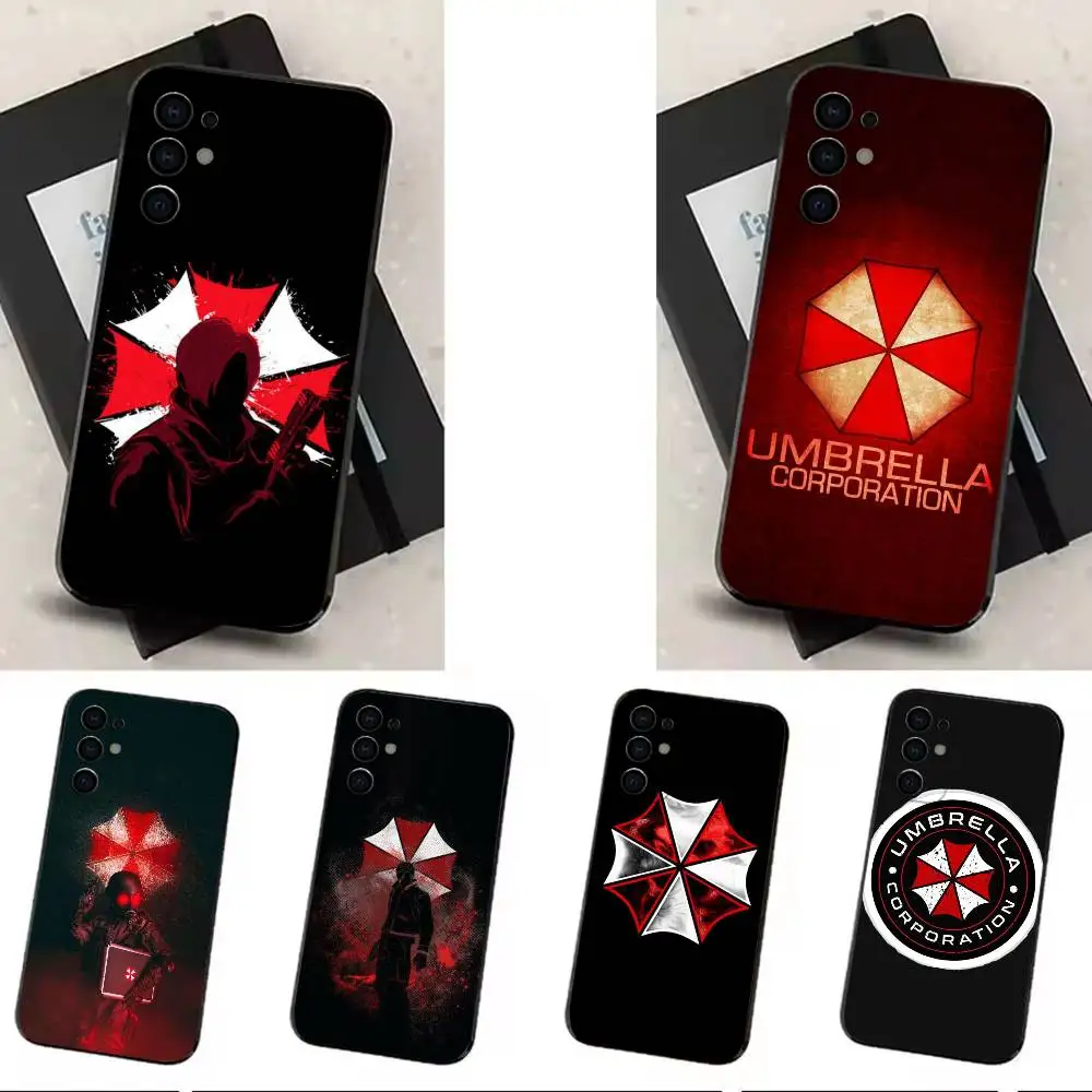 เคสโทรศัพท์ U-Umbrella Corporation สำหรับ Samsung S25,S24,S21,S22,S23,S30,Ultra,S20,Plus,Fe,Lite สีดำ