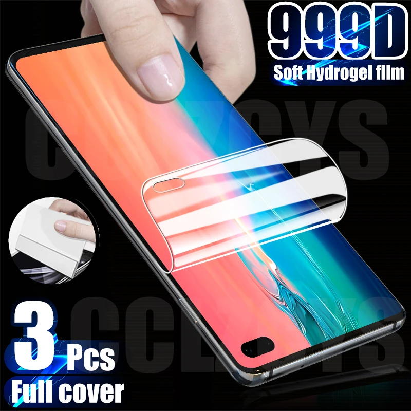3PCS Hydrogel Screen Protector for OnePlus 10 9 Pro 9R 8T Nord N100 N20 5G 10T 2T HD Clear Hydrogel Film Fingerprint Unlock New