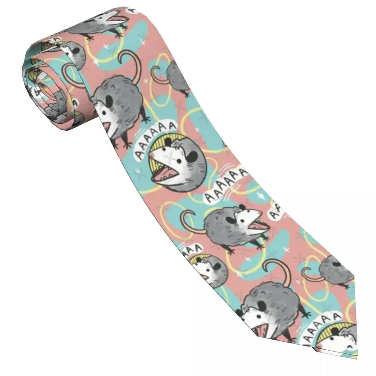Cartoon Animal Cute Tie Anime Wedding Party Neck Ties Cute Funny Neck Tie For Men Custom DIY Collar Tie Necktie Gift