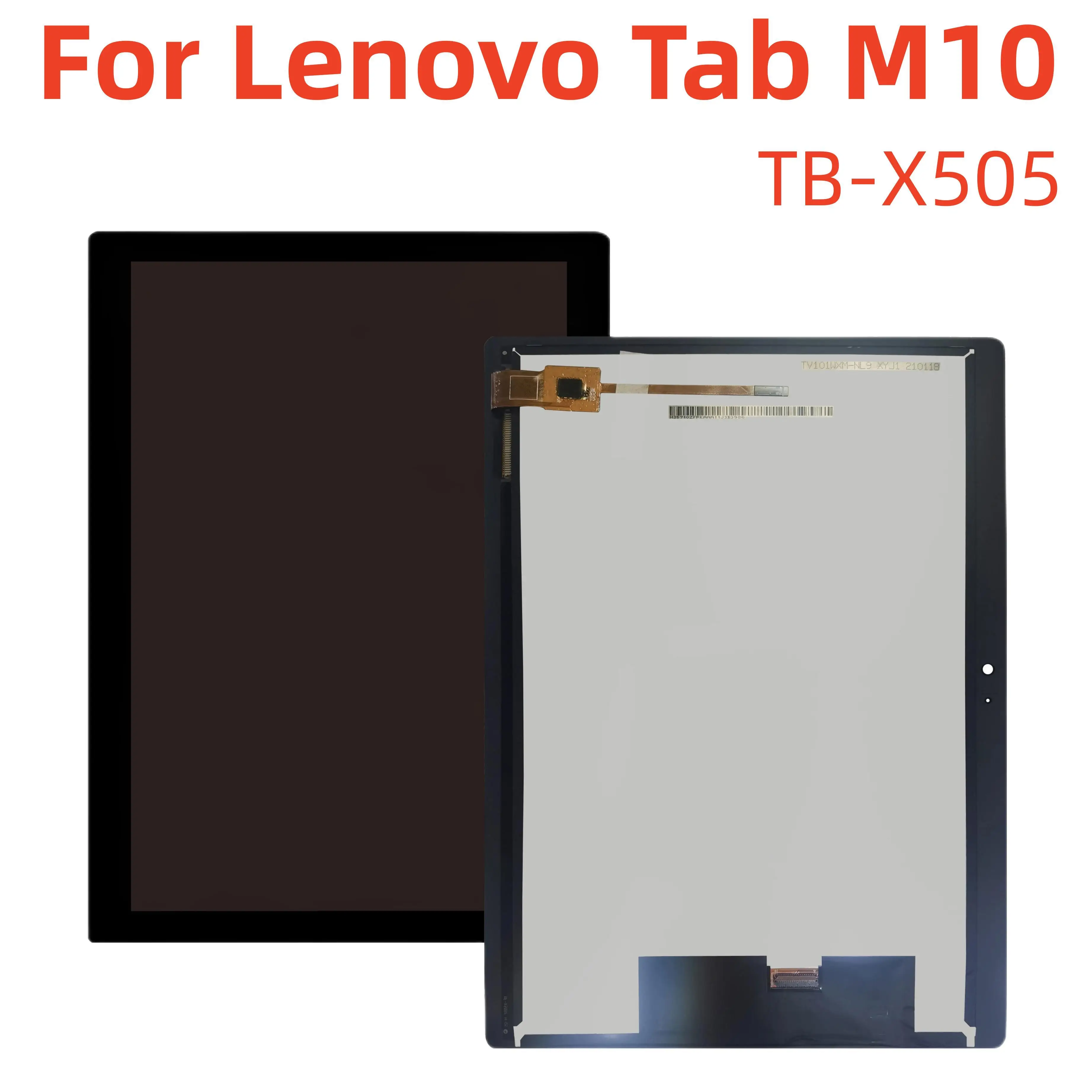 

10.1” For Lenovo Tab M10 HD TB-X505 X505F TB-X505L X505 LCD Display Touch Screen Digitizer Assembly Replacement for TB-X505 LCD