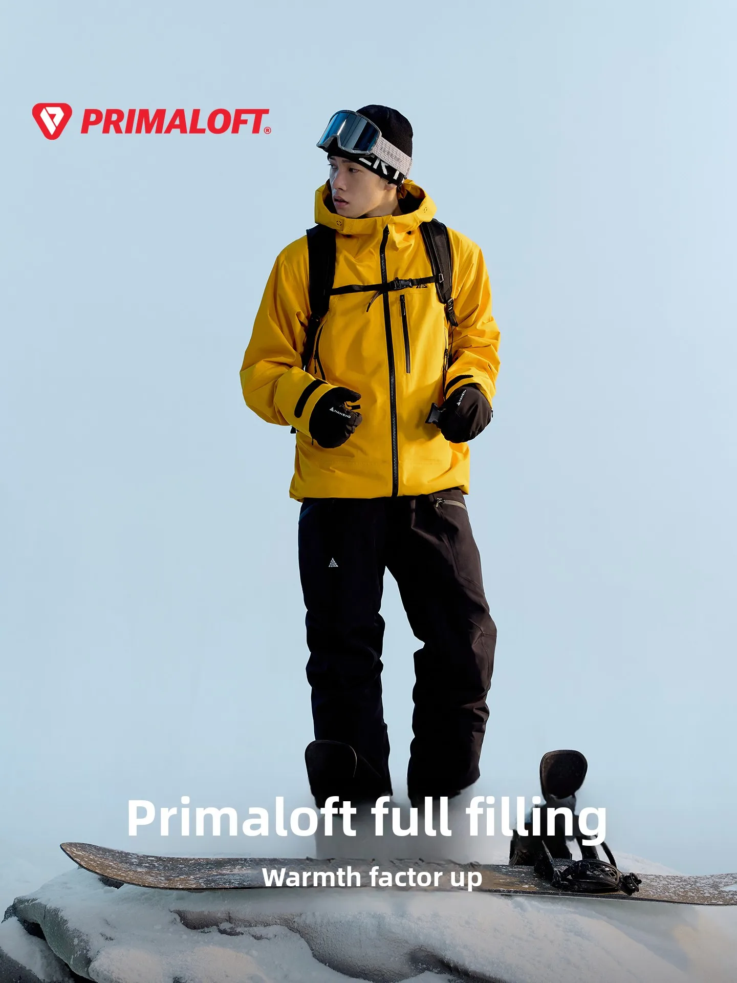 Nanend ski pants Primaloft snow pants warm slim RECCO rescue thickened waterproof wear-resistant snowboard equipment