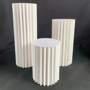 Yuvarlak Düğün Pastası bir Rafta Tatlıdır, roma katının direği, parti Dekorasyonu, çapı 30 cm, 3 adet, 4 adet Düğün için sütunlara 8 çekirdekli satış - №7