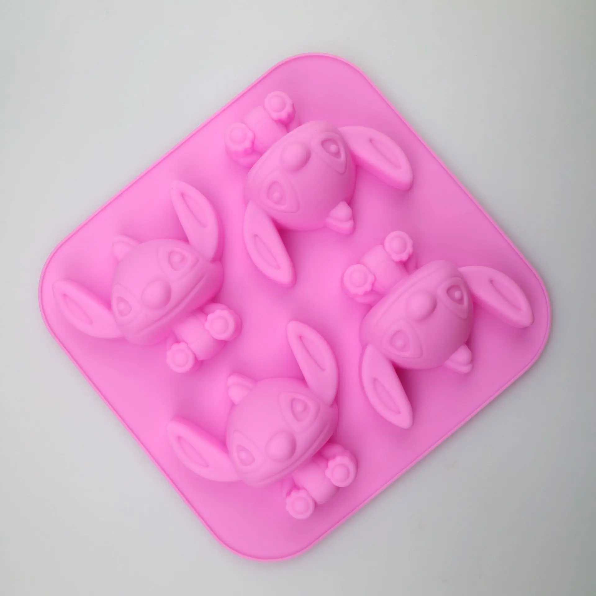 4 Even Cartoon Star Baby Silicone Cake Mold Chocolate Handmade Soap Mold DIY Kitchen Baking Tools DH984