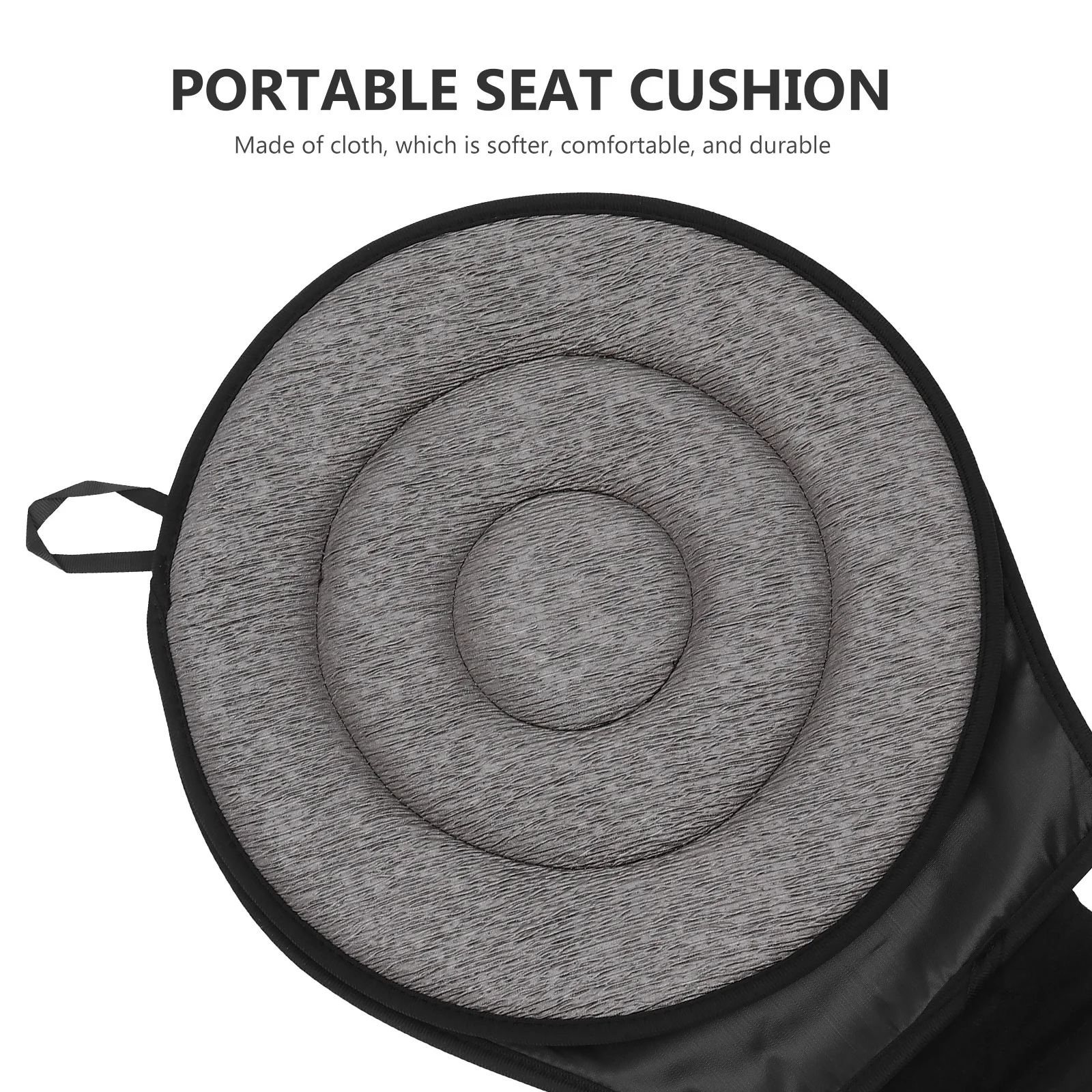 

1Pcs Car Seat Cushion Rotating Design with Textured Non-Slip Bottom Enhances Mobility Comfort Suitable for Home Or Vehicle Use
