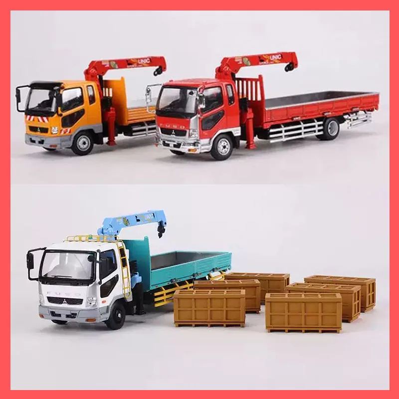 

Модель грузовика GCD 1:64 Fuso Fighter [1024] с краном, литая, коллекционная, для взрослых, сувенир, декор, статическая модель