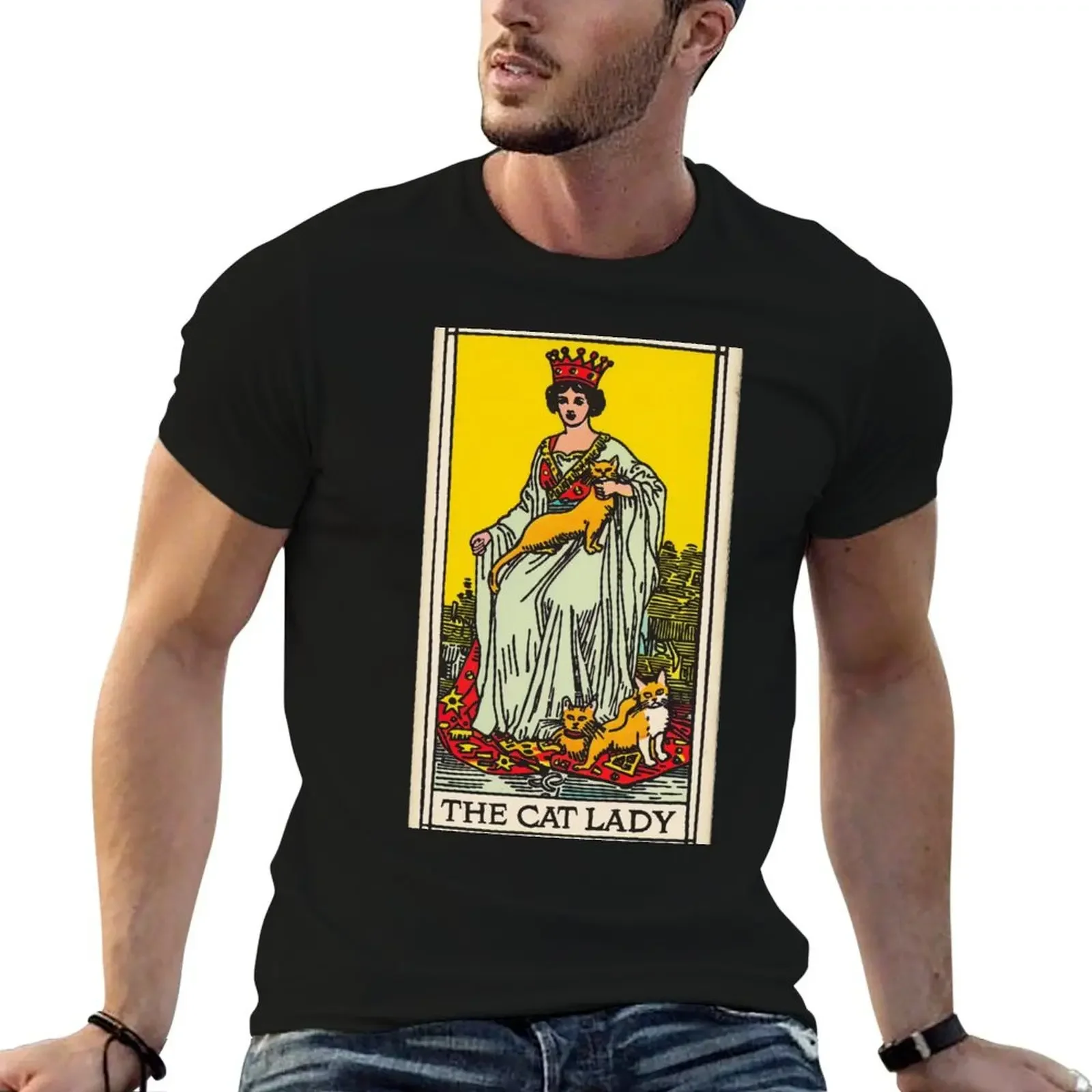 

Cat Lady Tarot T-Shirt graphic t shirts custom t shirt customs design your own vintage t shirt men