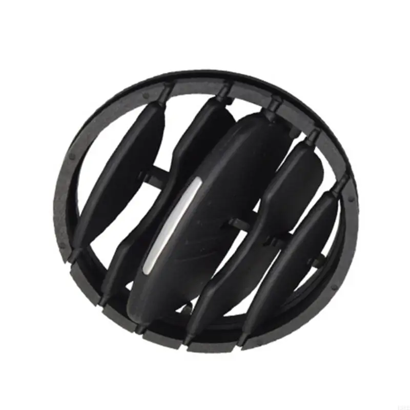 Black Round Dashboard Air Outlet Insert 5N0819704, Louvered Grille Used to Replace Aged, Damaged, or Loose Side Air H9EE