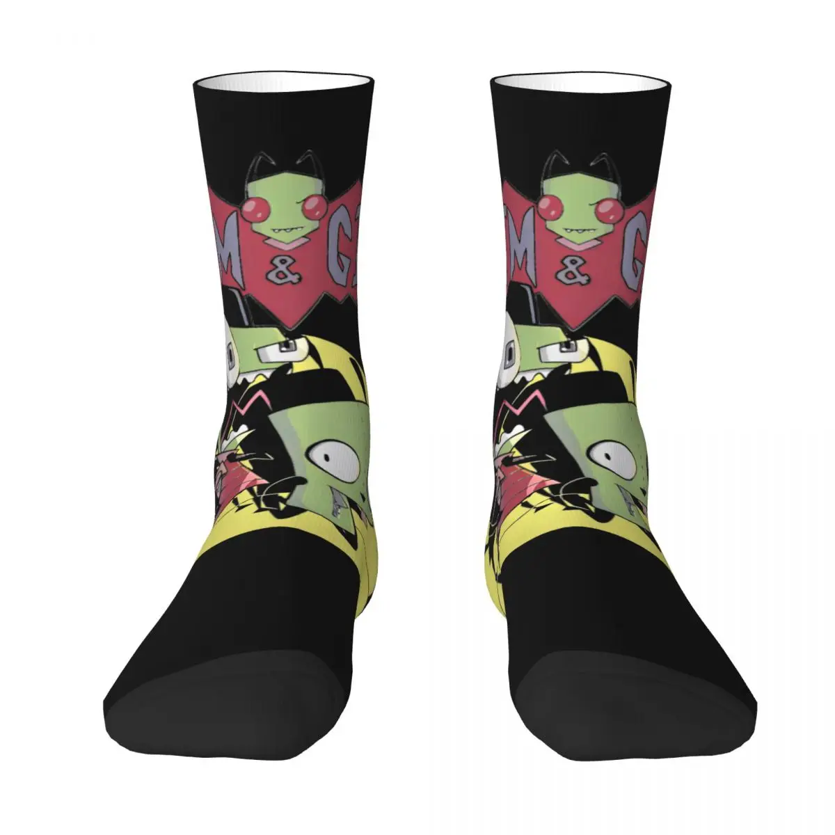 Zim And Gir INVADER ZIM Socks Men Women Fashion Funny Socks Harajuku Spring Summer Autumn Winter Socks Gifts