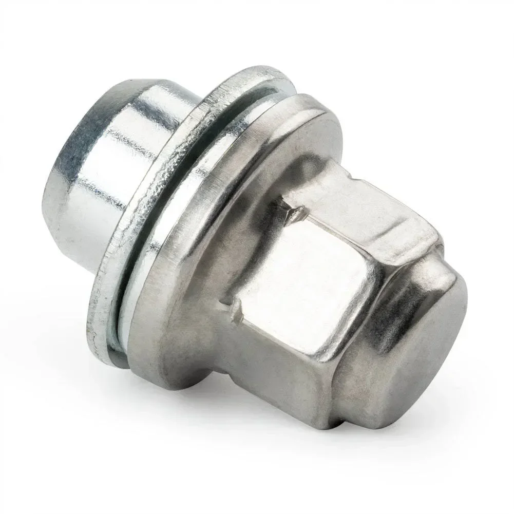 Premium Silver C2C35294 Iron Wheel Lug Nut Replacement for Jaguar XJ XK XF S X Type Enhances Vehicle Performance