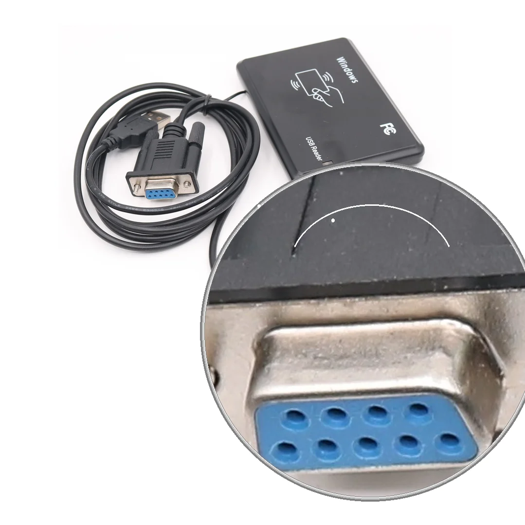 

RFID 13.56mhz 125Khz ID Reader EM4100 EM Card Reader RS232 Serial Port Interface