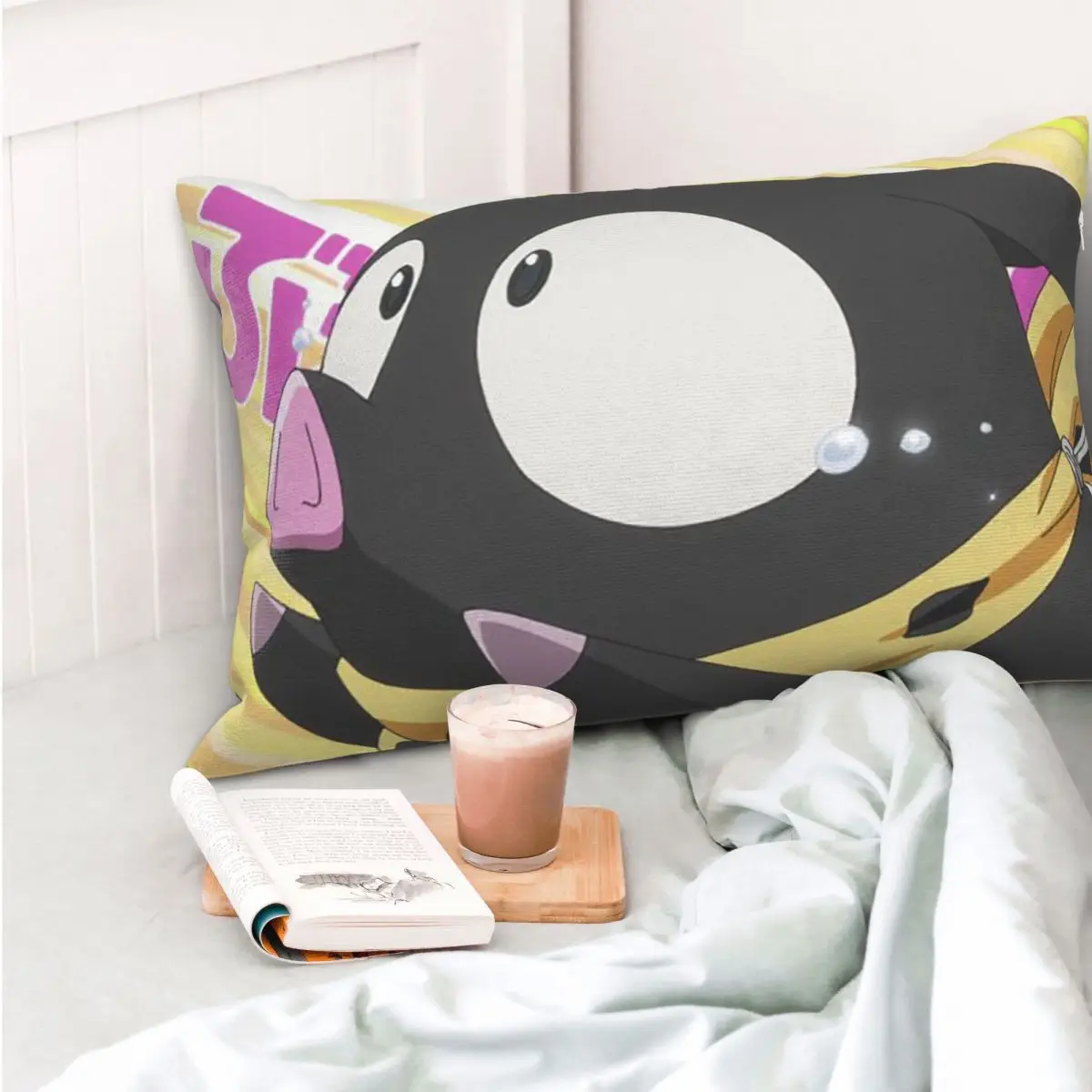 P-chan Ryoga Lost Pig Ranma 1/2 Adventure Comedy Rectangle Pillowcase Cushion Cover Decorative Bedroom Bed Comfort Throw Pillow
