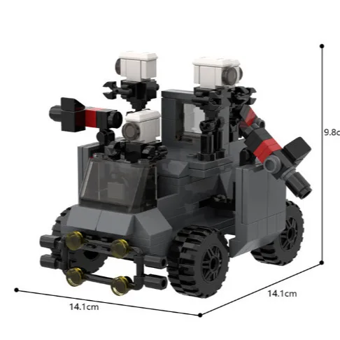 

C9849Y01 MOC монитор колесница строительные блоки игровая серия робот автомобиль военная сцена модель детские игрушки на день рождения подарки 228 шт.