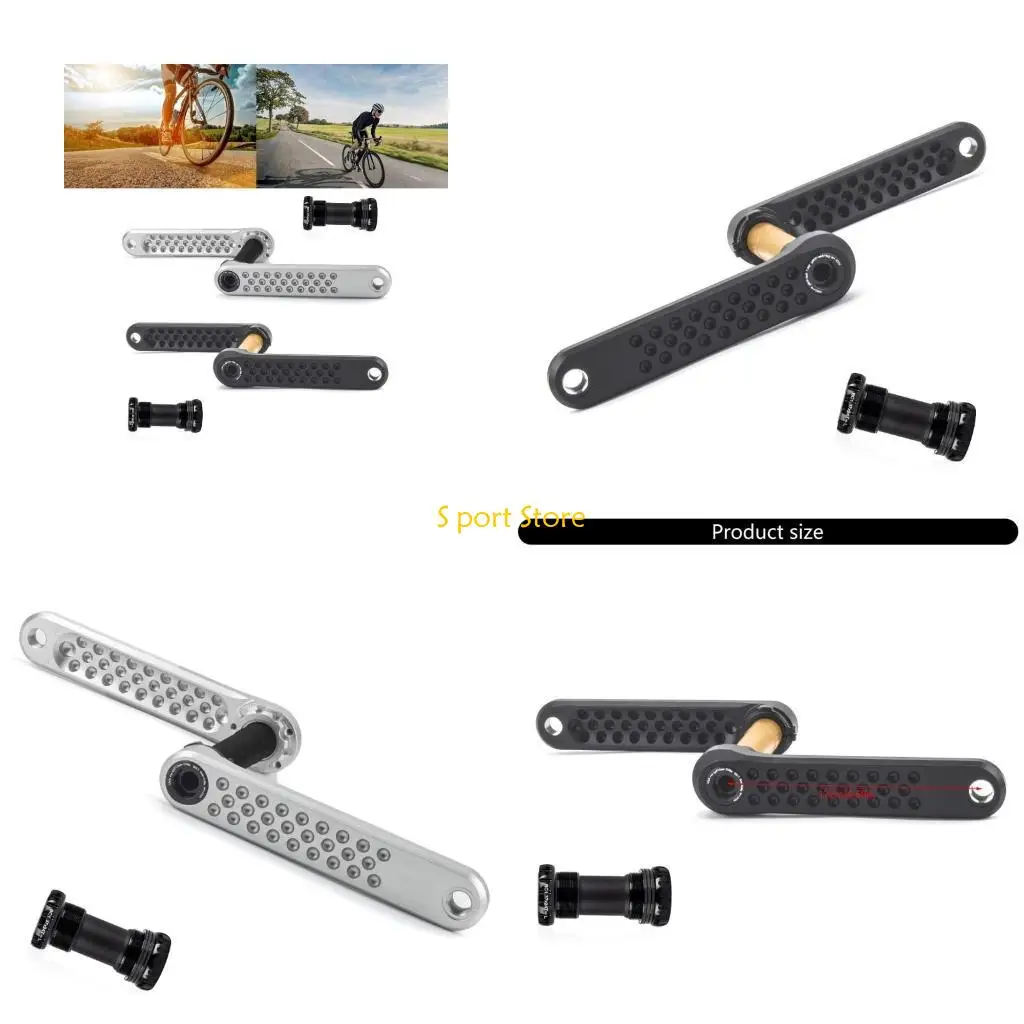 

U2JB Велосипедный шатун, комплект шатунных рычагов из алюминиевого сплава 170 мм, замена шатунных рычагов велосипеда для горного