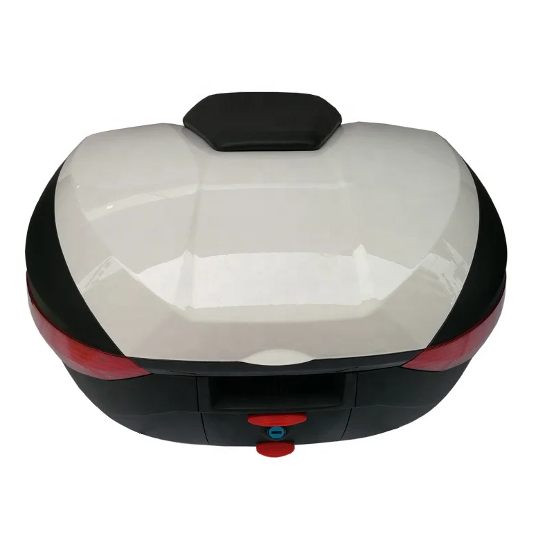 72L Large Capacity Plastic Motorcycle Trunk Tail Box Top Case Waterproof