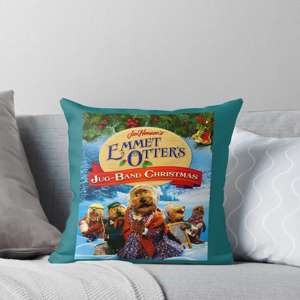 

emmett otter_s jugband christmas Throw Pillow Luxury Room Decorative Cushions Cushion Cover Set Christmas Pillowcase pillow