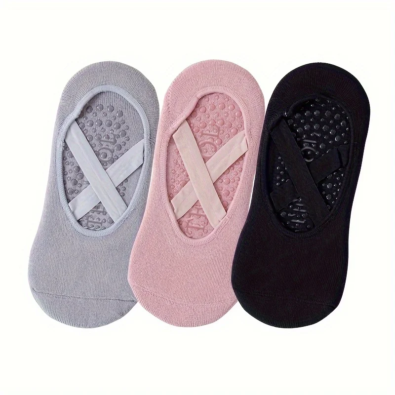 1/2/3/4/5 Rutschfeste Yoga-Socken Fitness-Übungs-Socken Professionelle Rutschfeste Damen-Yoga-Socken für Aerial Pilates – Detail 9