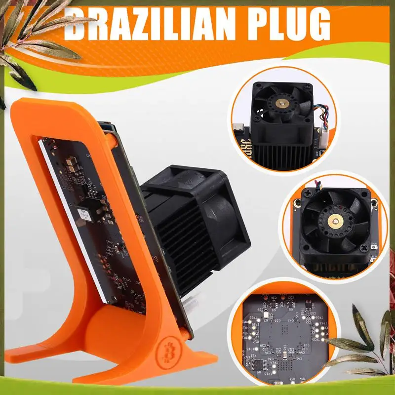 

New-Bitaxe Gamma 601 Solo Miner 1.2TH/S BM1370 Asic Chip 18W From Antminer S21 Pro Bitcoin BTC Miner Wth Bracket UK Plug