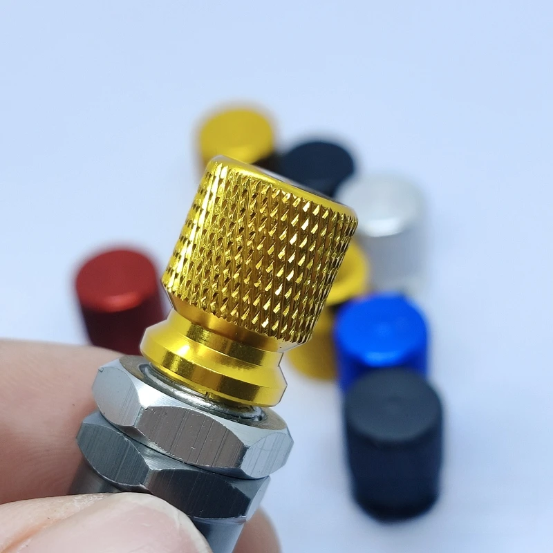 

4Pcs Motorcycle Tyre Valve Cover Tire Air Port Stem Cap Plug CNC Aluminum Accessories for Kawasaki Z900 2017 2018 2019 2020