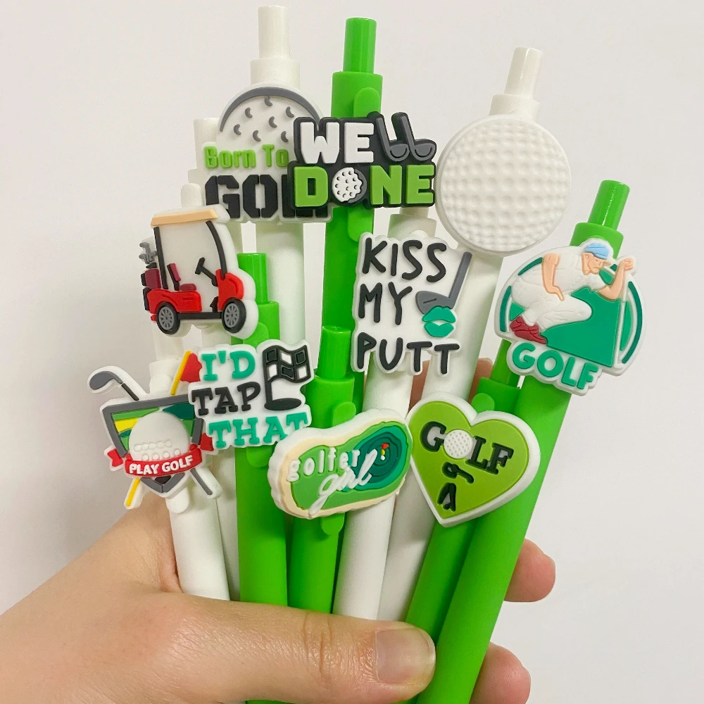

10Pcs Golf Club Gel Pens Golf Party Favors Team Gifts Goodie Bag Stuffers Fun Golf Pens for Events Parties