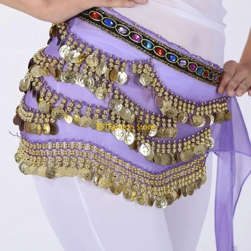 Y5GC Belly Dancing Hip Scarf Belly Dance Belt Bellydance Waist Chain