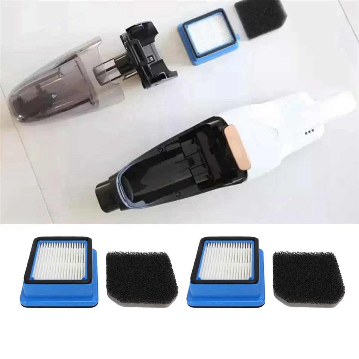 ABVJ-24X Filtri per vuoto per Electrolux Q6 Q7 Q8 WQ61 WQ71 WQ81 Pezzi di ricambio di ricambio Filtro antipolvere fine per emissione