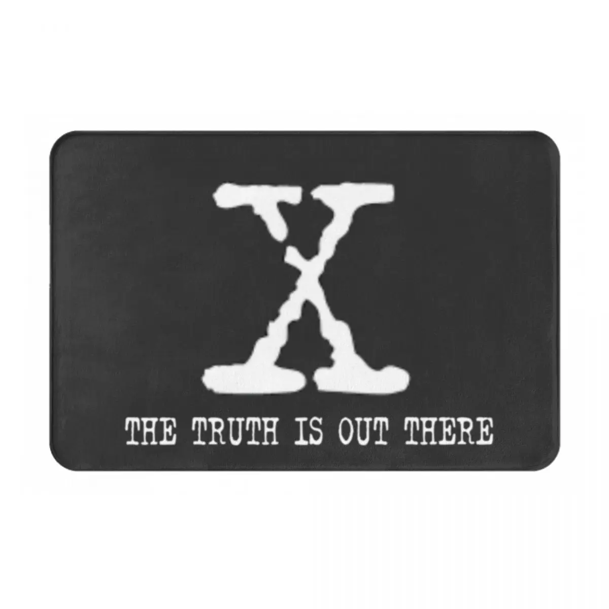 The Truth Is Out There Tapis de sol épaissi pour entrée, motif chemin de briques, paillasson anti-poussière et nettoyeur de chaussures