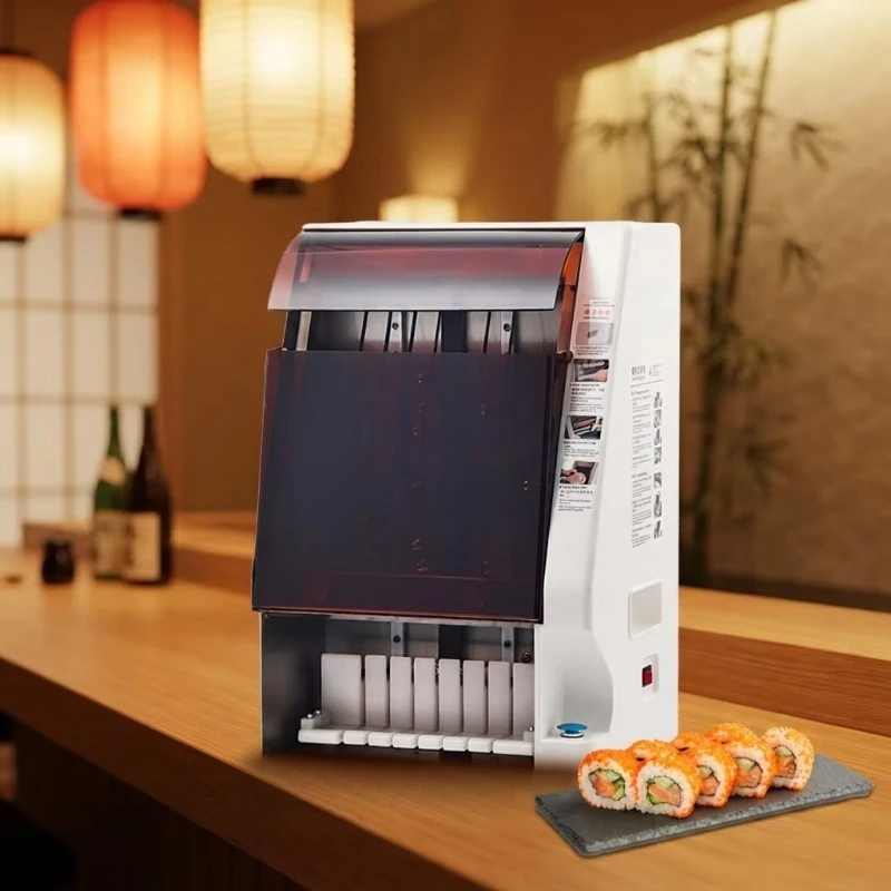 Safe Two-Button Operation Intelligent Sushi Roll Cutter Sushi Slicer for Large Scale Catering Event Preparation