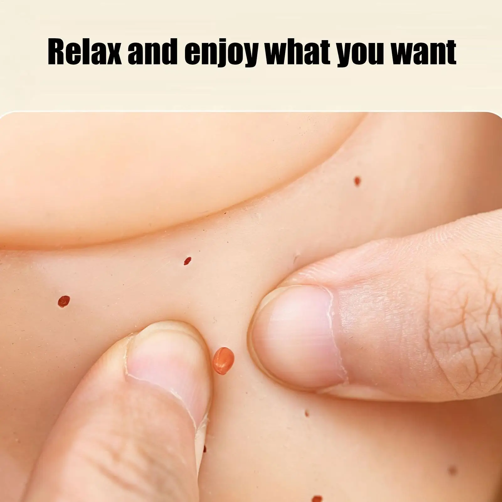 Silicone Pimple Picking Face Realistic Reusable Funny Silicone Face Skin Picking Fidget Toy For Adults Home Office Classroom