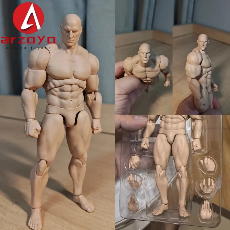 MUFF TOYS ADAM 1/12 corps articulé musculaire fort masculin 6 ''Super Flexible bande dessinée soldat figurine corps poupée