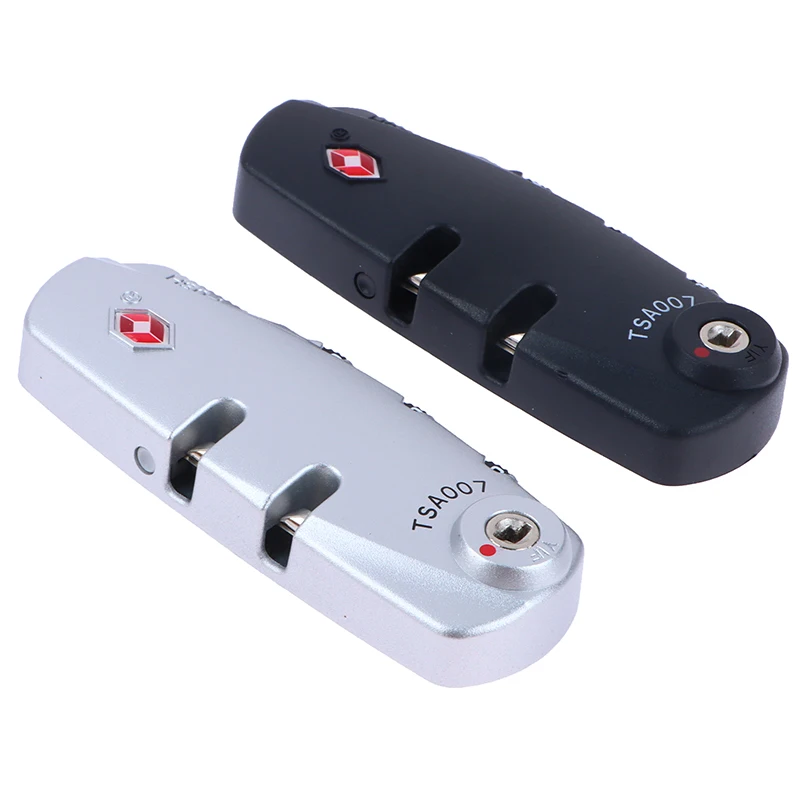 Innovative Security Tool For Travel Suitcase Luggage Portable Black TSA Padlock 3 Digit Customs Password Combination Lock