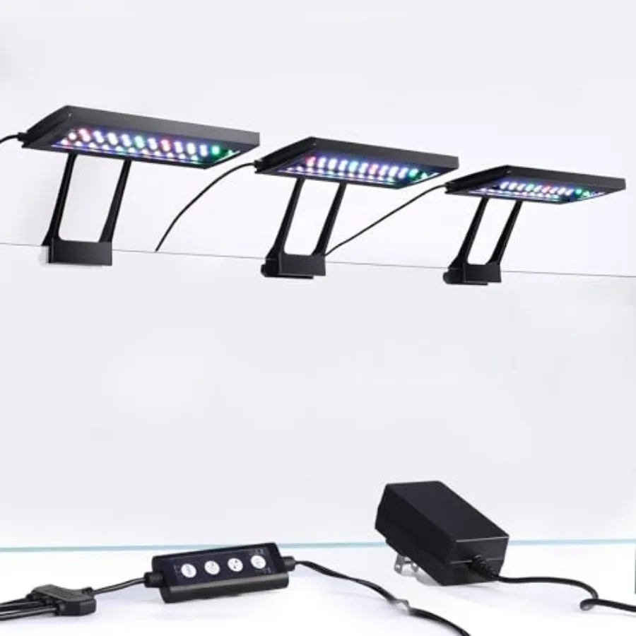 

Светодиодный светильник для аквариума с креплением-клипсой и многоканальным контроллером, 4/7 режимов освещения: рассвет, дневной свет, лунный свет и режим DIY A