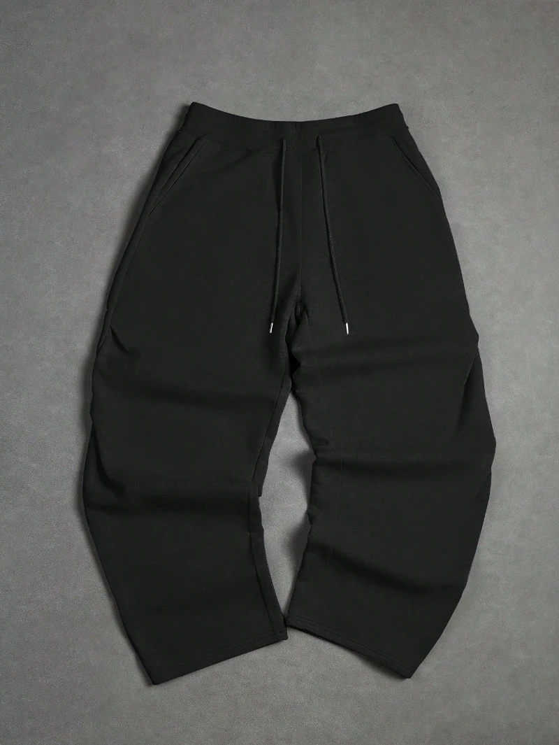 Мужские повседневные однотонные спортивные штаны, универсальные флисовые спортивные штаны на осень/зиму, мужские спортивные штаны большого размера