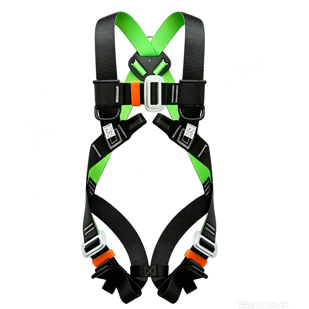 High Altitude Work Safety Harness Full Body Five-point Safety Belt Outdoor Climbing Work Construction Protective Equipment