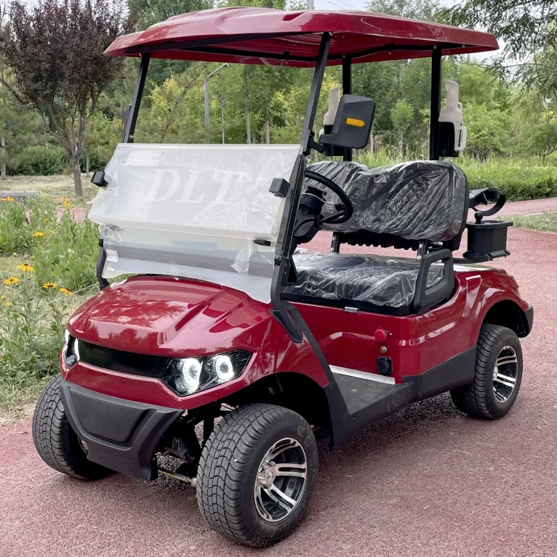 

Электромобиль для взрослых Club, заводская низкая цена, 60 В, 4 кВт, 2-местная электрическая тележка для гольфа, новая энергия, электрический мини-автомобиль, внедорожный охотничий автомобиль