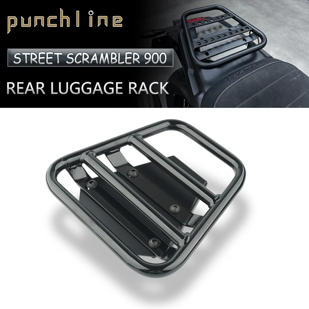 Fit For Street Scrambler 900 2026-2027 Motorcycle Rear Luggage Rack Top Case Rear Tail Rack Carrier Board