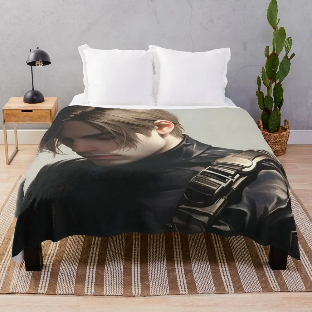 

Leon Kennedy - 5 Throw Blanket Warm Napping Blanket for Office Couch Bed