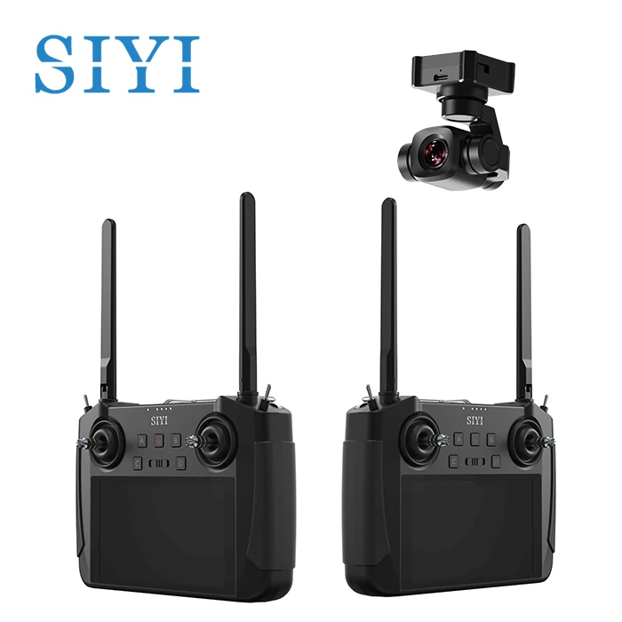 SIYI MK15 DUAL Mini HD Handheld Enterprise Smart Controller with Dual Remote and Remote Control Relay Feature CE FCC KC