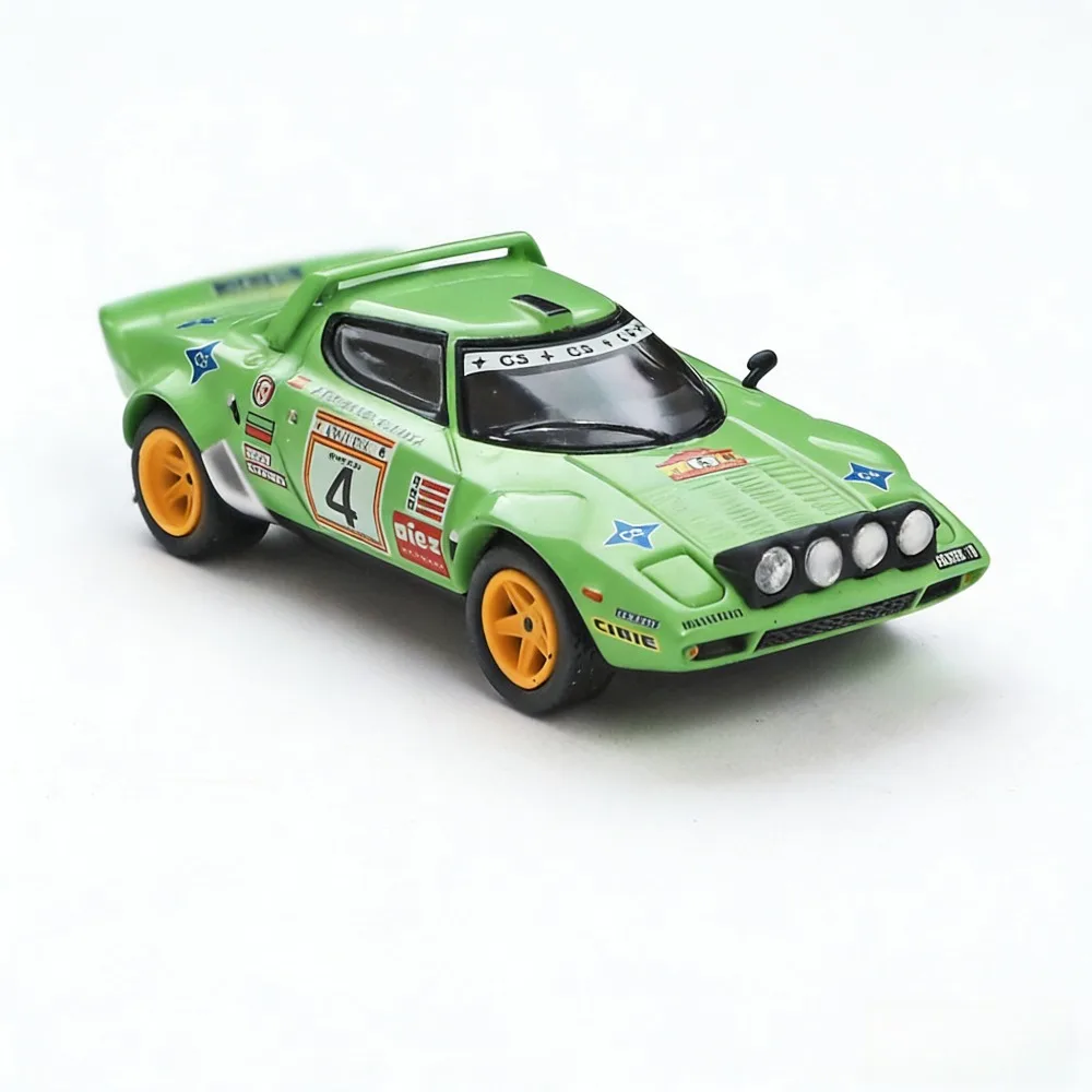 MINIGT 1/64 Porsche 911 Dakar Rally UncleRally Lancia Stratos HF Subaru WRC Crally Car Alloy Model Miniature Diecast Collect Toy