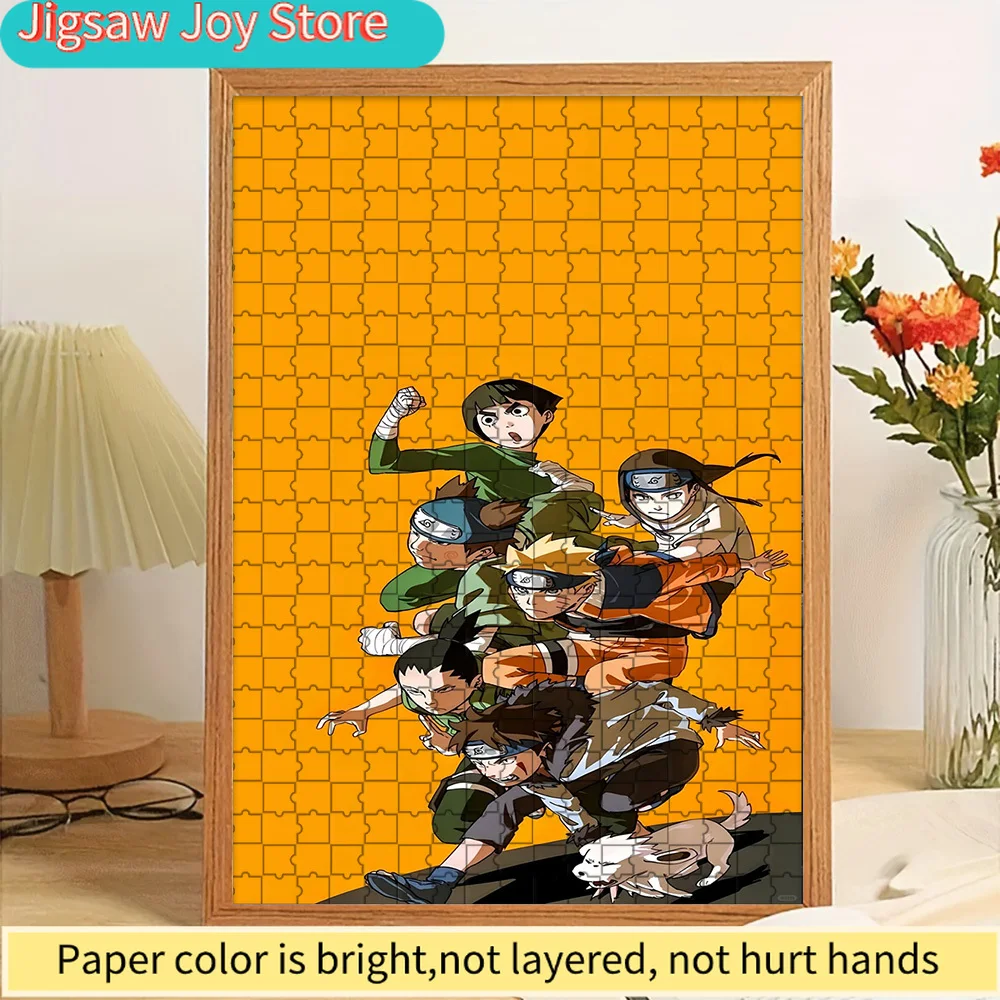 

Anime Naruto Shippuden Team 9 & Allied Ninjas Dynamic Action Scene Paper Puzzle, Premium High Definition Vivid Print, Smooth Bur