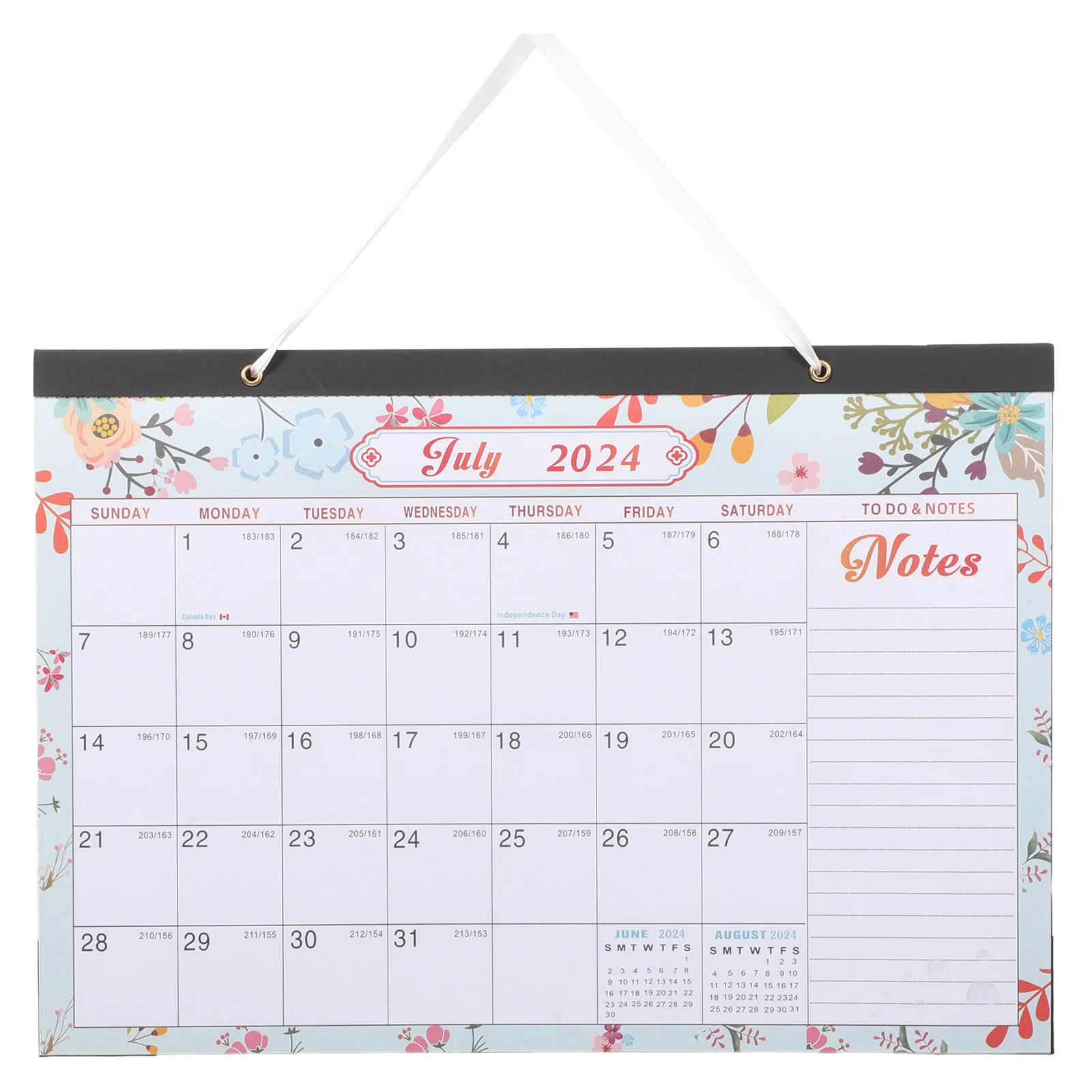 

Hanging Wall Calendar Monthly Holiday Planner Clear Printed Daily Calendar for Office Home Planning Daily Use Year Planner