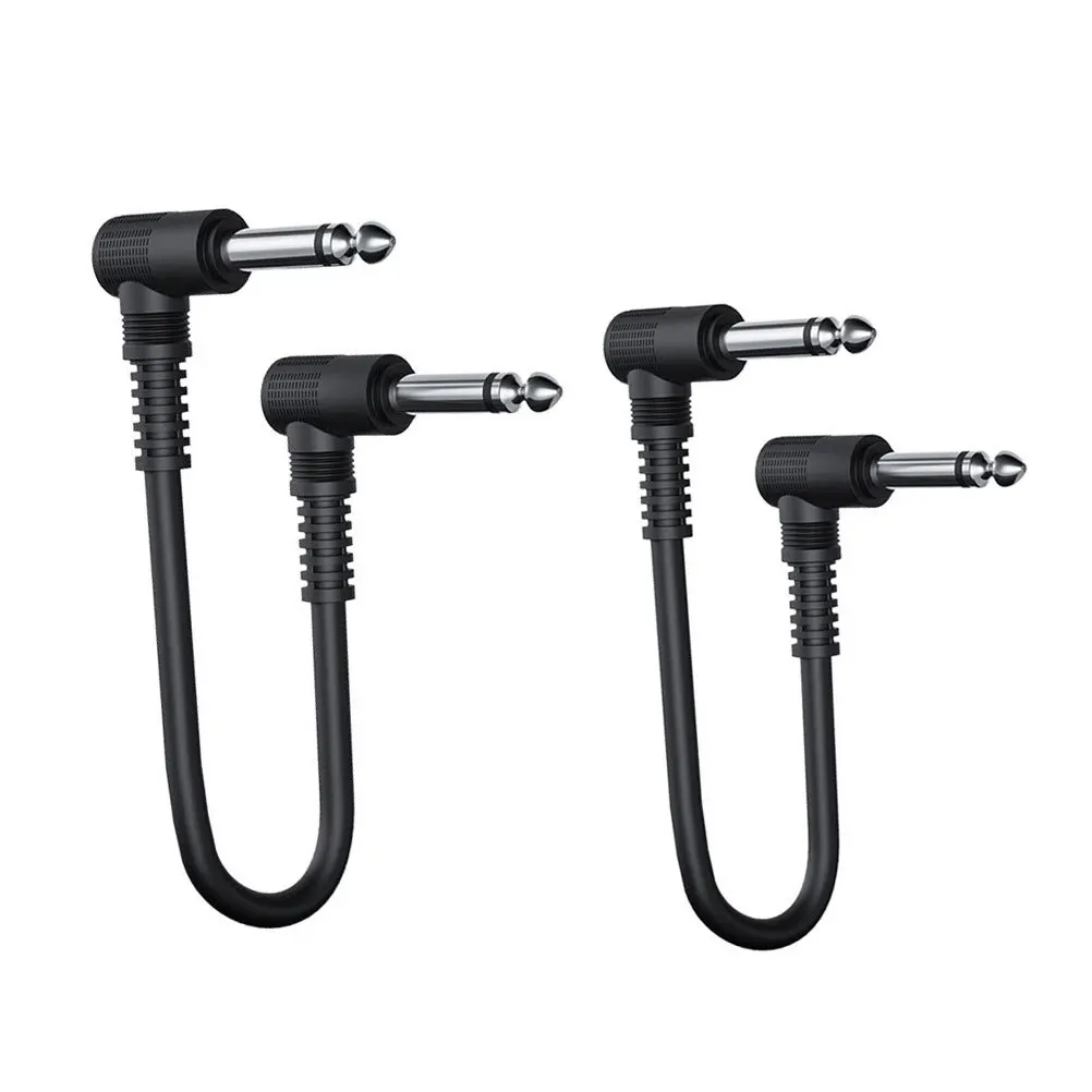 

2Pcs Electric Guitar Effector Cable Professional Durable Power Cord for Musical Instruments and Bass Effectors