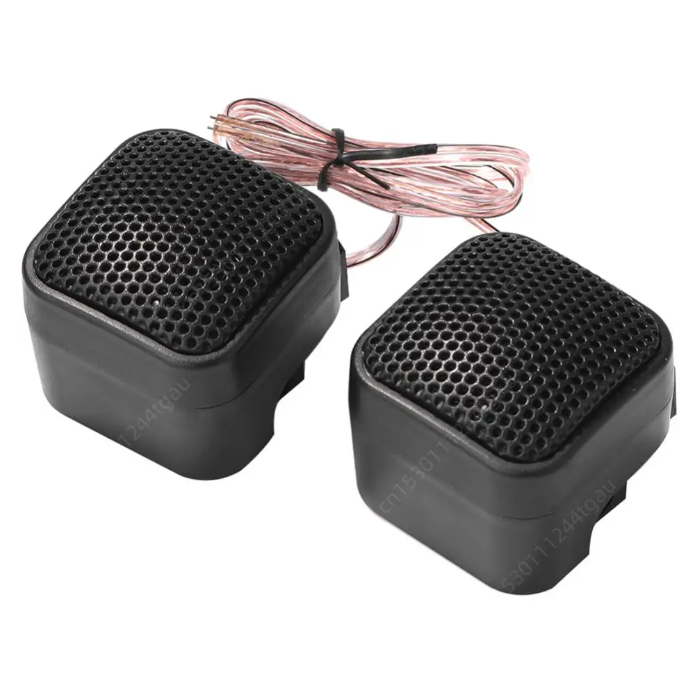 1 Pair TP-004A 500W Car Tweeters Mini Square Audio Speaker High Frequency Car Audio Stereo Speakers 12V DC Universal Loudspeaker