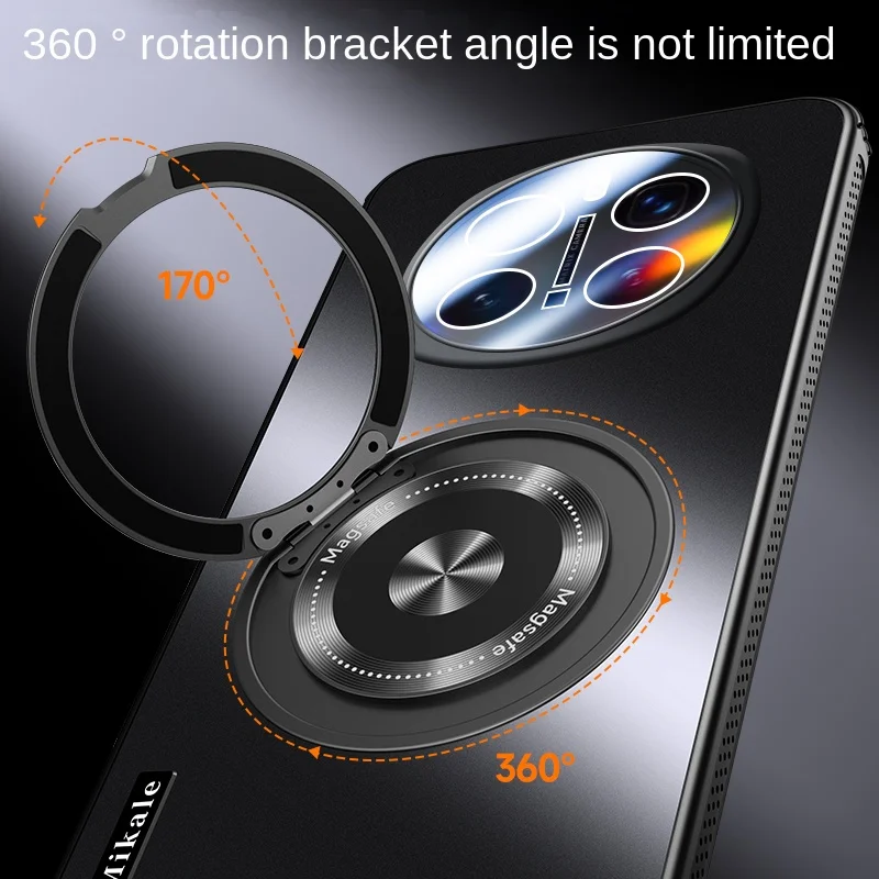 For Huawei Honor Magic 7 6 Pro Case Hard AG Matte With Ring Magnetic wireless charging Protective Back Cover For Magic7 6 Shell